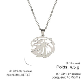 Collier pendentif tête d'aigle Cenits